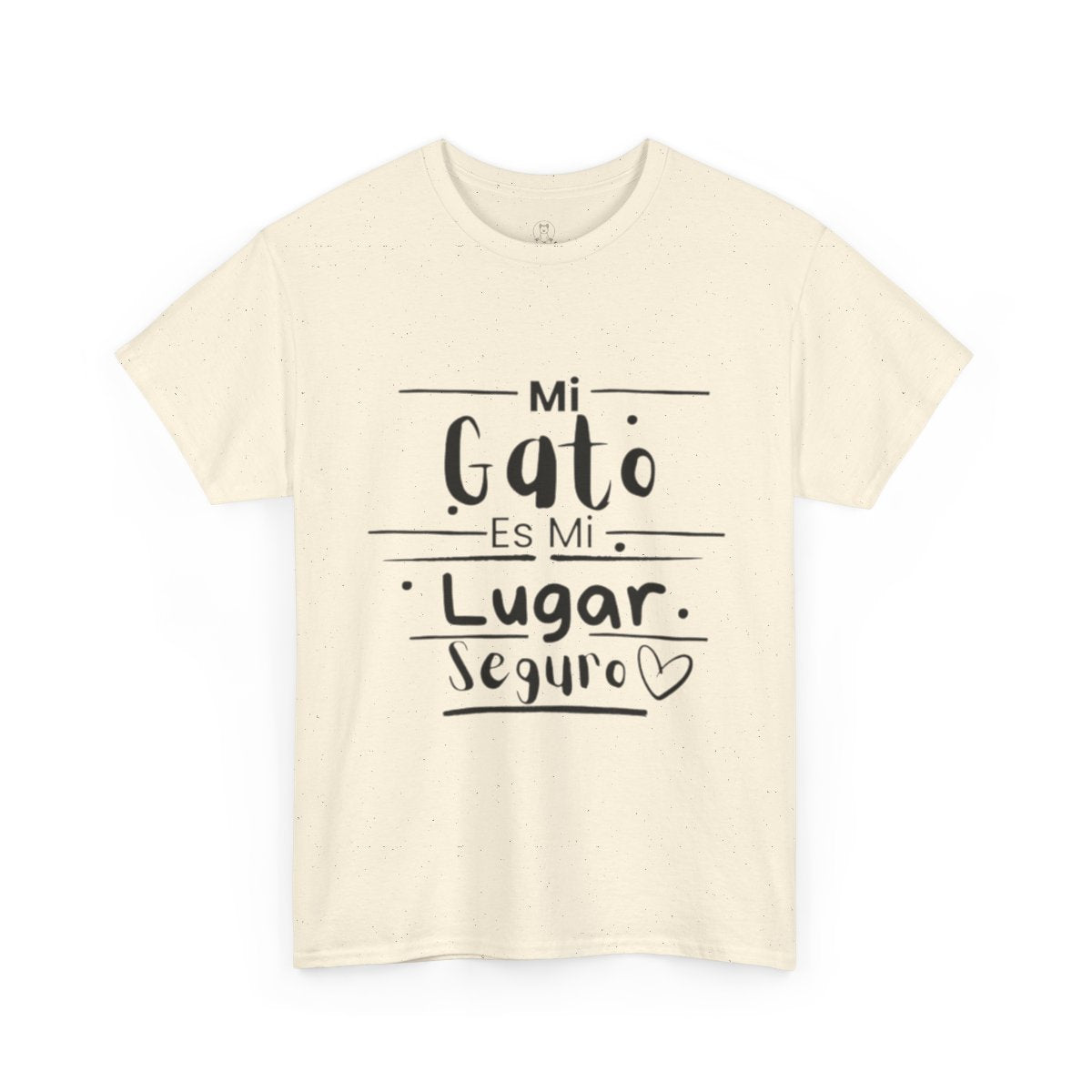 Mi Gato Es Mi Lugar Seguro Camiseta – T-Shirt Suave para Amantes de los Gatos | Diseño en Español